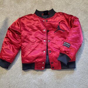 Kids Air Jordan Satin Jacket Size 4